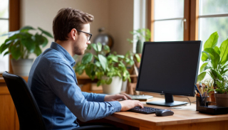 Как правильно сидеть за компьютером