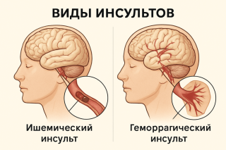 Виды инсультов
