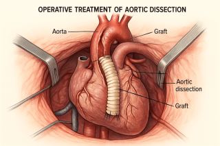 Операционное лечение диссекции аорты